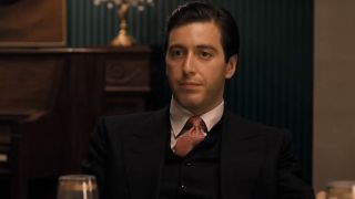 Al Pacino in suit and tie in The Godfather